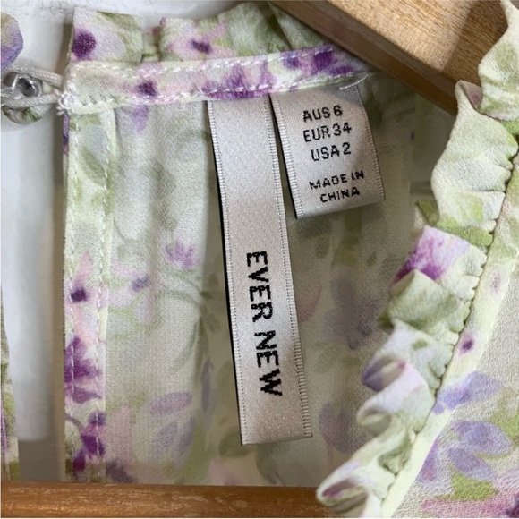 Floral Print Long Sleeve Dress - Picture 5 of 8